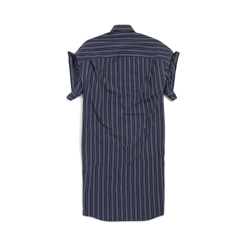 tucked sleeve shirt dress