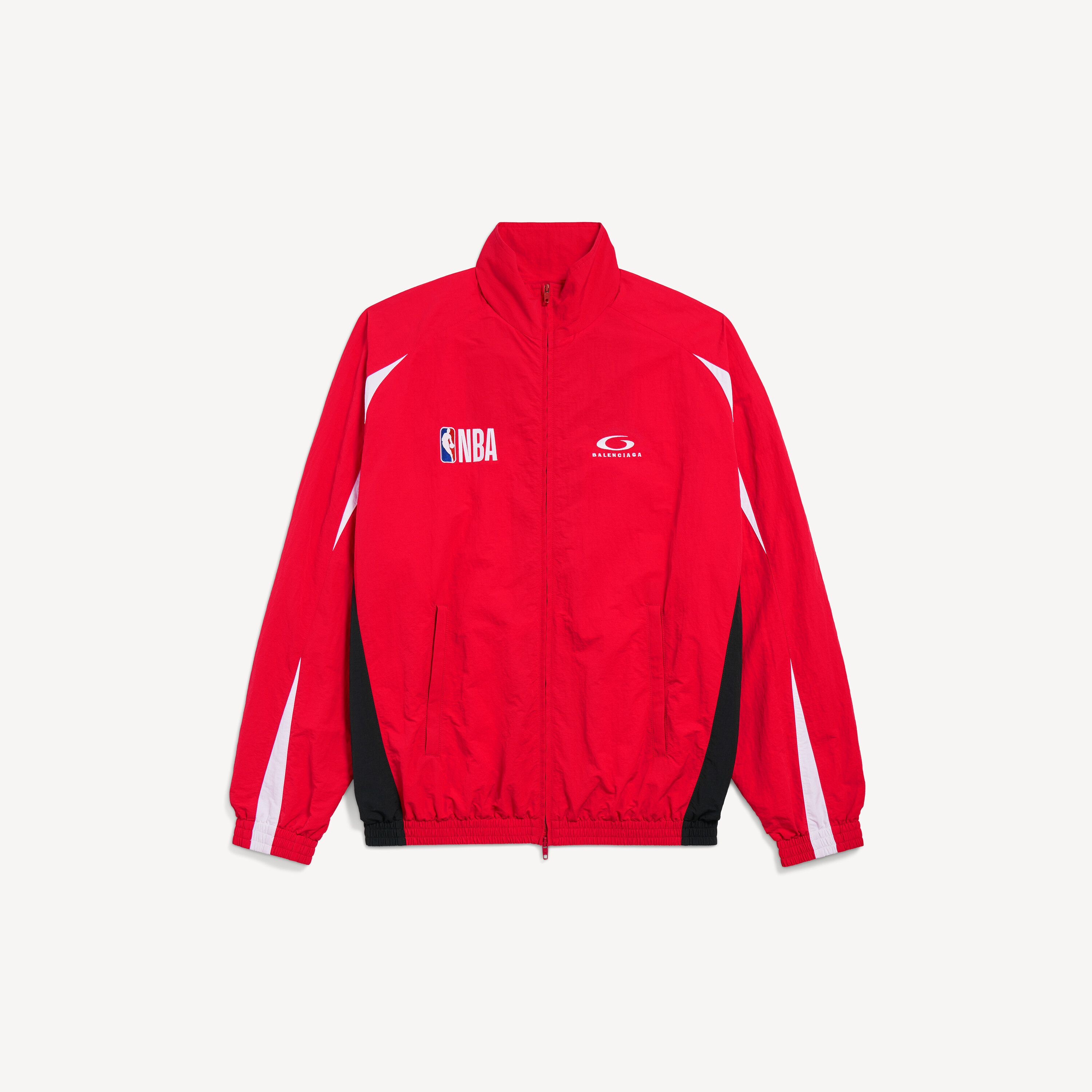 Men's Balenciaga | Nba Collaboration Tracksuit Jacket in Red