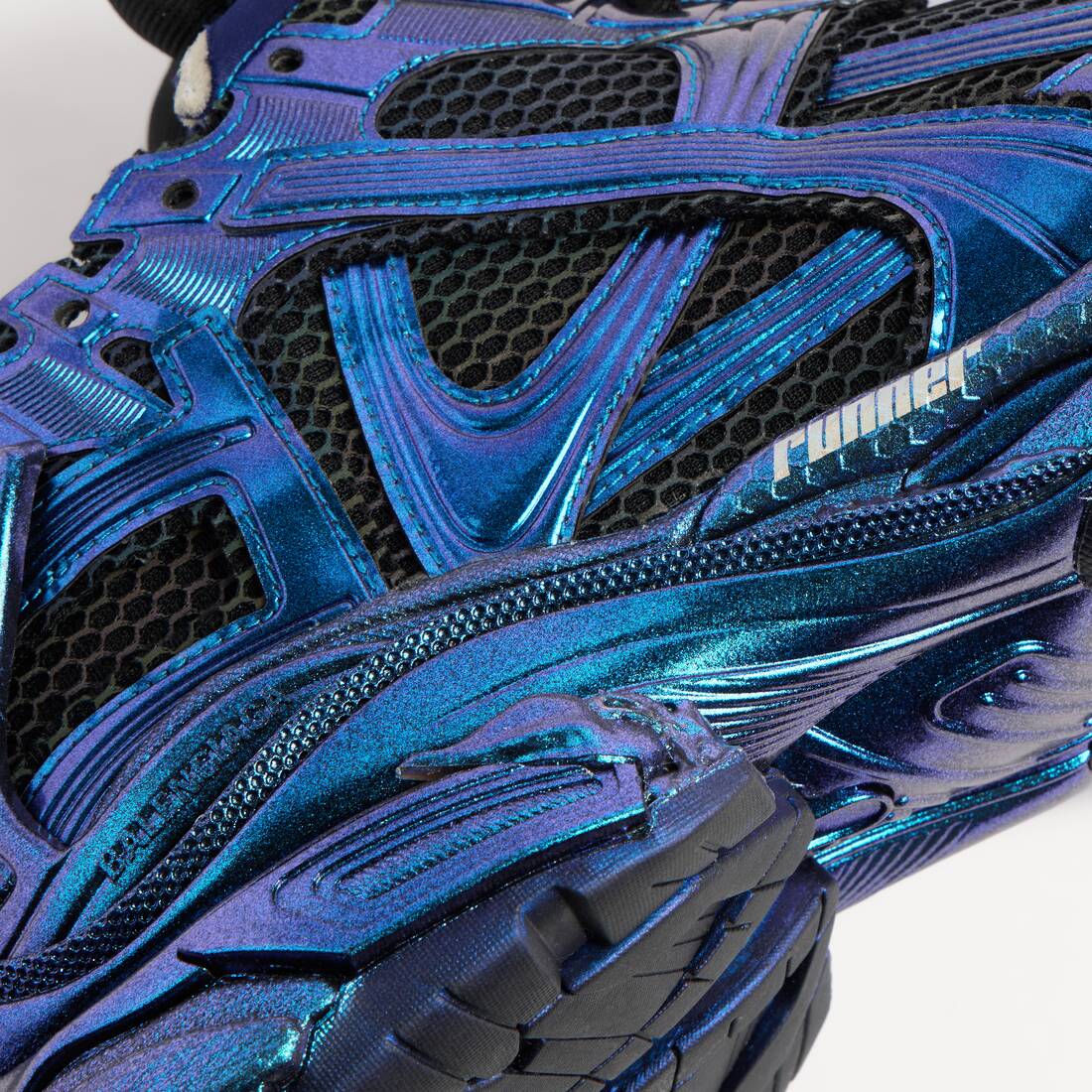 ブルー の メンズ Runner Iridescent スニーカー | Balenciaga 日本 JA - Image 4