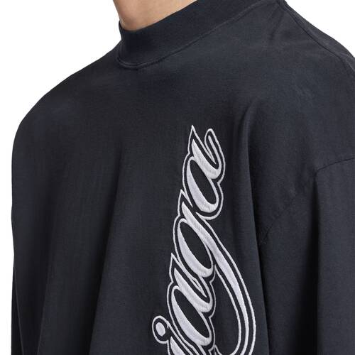 cursive t-shirt mittlere passform