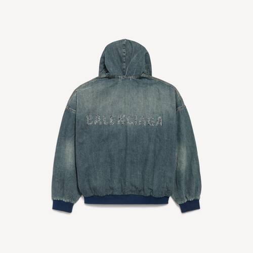 blouson &agrave; capuche