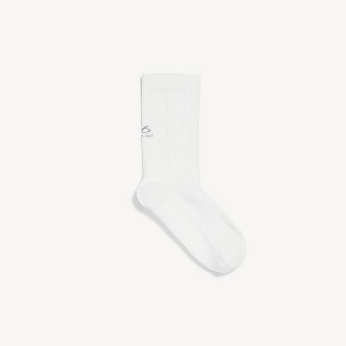 Calcetines T&eacute;cnicos Techwear para Mujer en Blanco Roto - Mujer | Balenciaga Espa&ntilde;a ES - Image 1