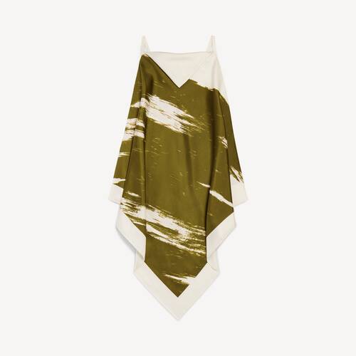 brush scratch scarf top