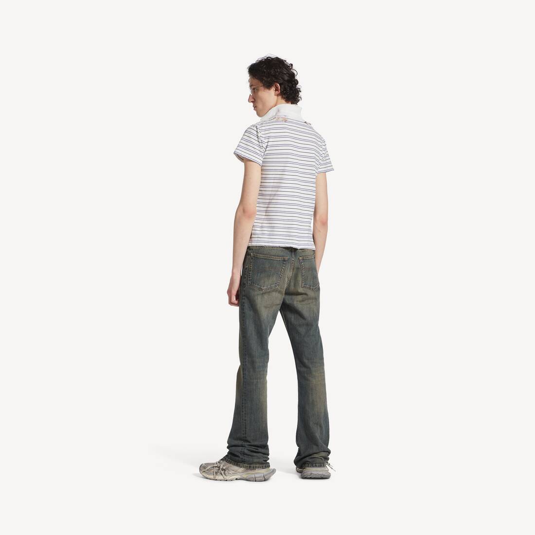 Bootcut Pants in Light Blue | Balenciaga Switzerland EN - Image 3