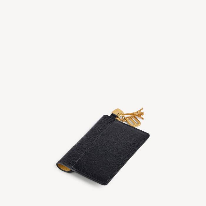 Women's Token Card Holder in Black - Women | Balenciaga Australia EN - Image 2
