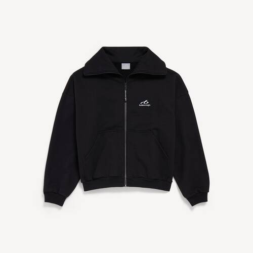 bodies round fit zip-up hoodie