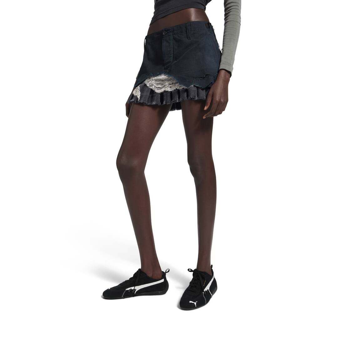 Balenciaga スカート 国内発】BALENCIAGA トラックスーツ マキシ スカート