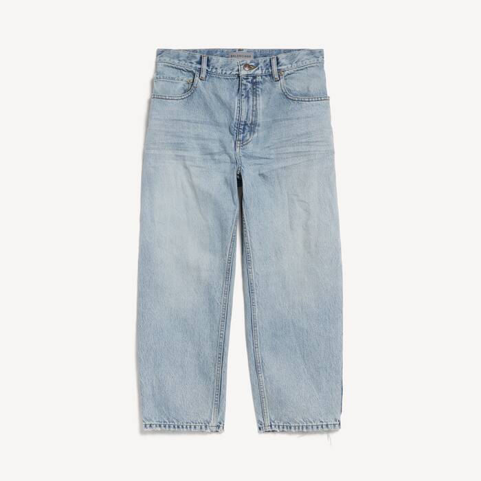 Jackie Caprihose f&uuml;r Damen in Bleach Light Bleu - Damen | Balenciaga Deutschland DE - Image 1