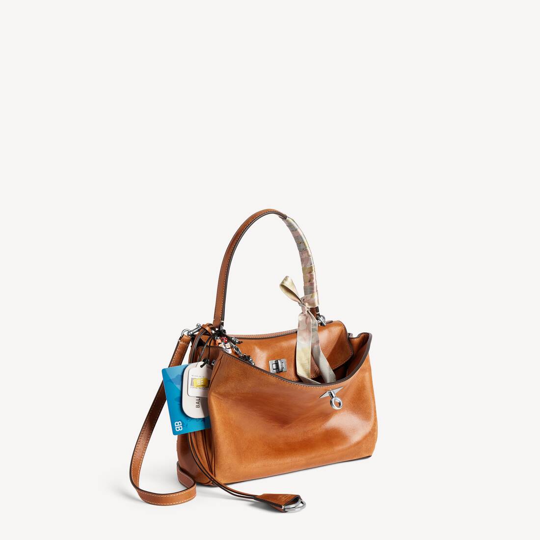 발렌시아가 여성용 로데오 핸드백 스몰 위드 참스 7897792ACAS2753