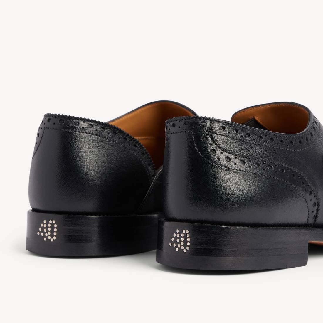 Men's Balenciaga | J.m. Weston D'orsay Oxford Shoe in Black | Balenciaga Canada EN - Image 3