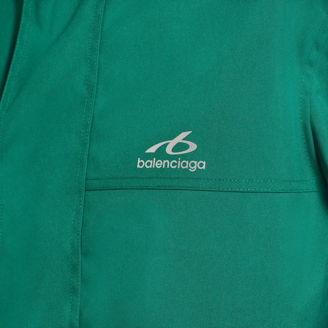 Men's Techwear Long Windbreaker in Green | Balenciaga Australia EN - Image 6