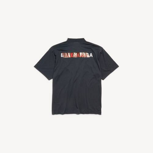 taped balenciaga back medium fit t-shirt 