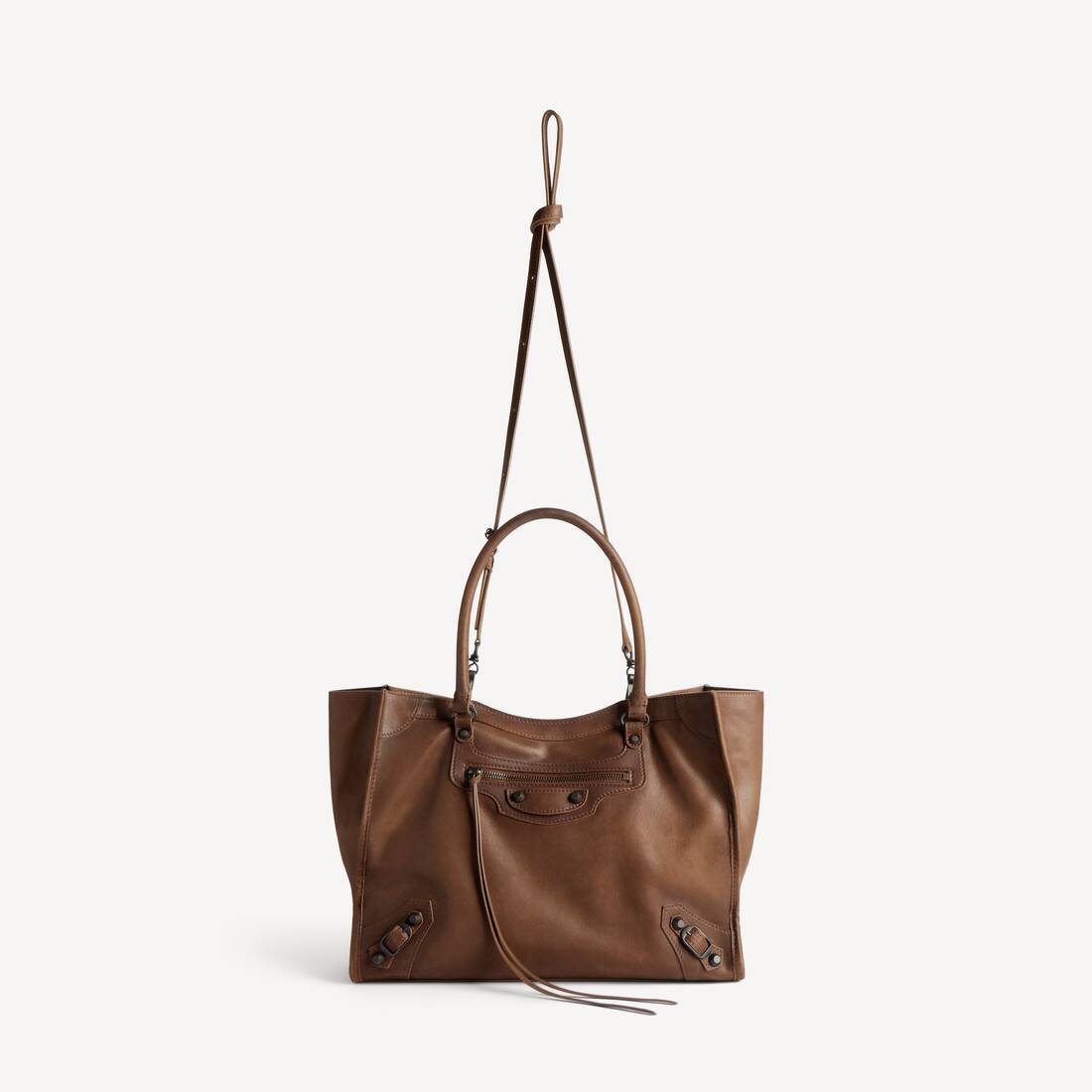 Bolso Tote Le City Peque&ntilde;o para Mujer en Caramelo | Balenciaga Espa&ntilde;a ES - Image 4
