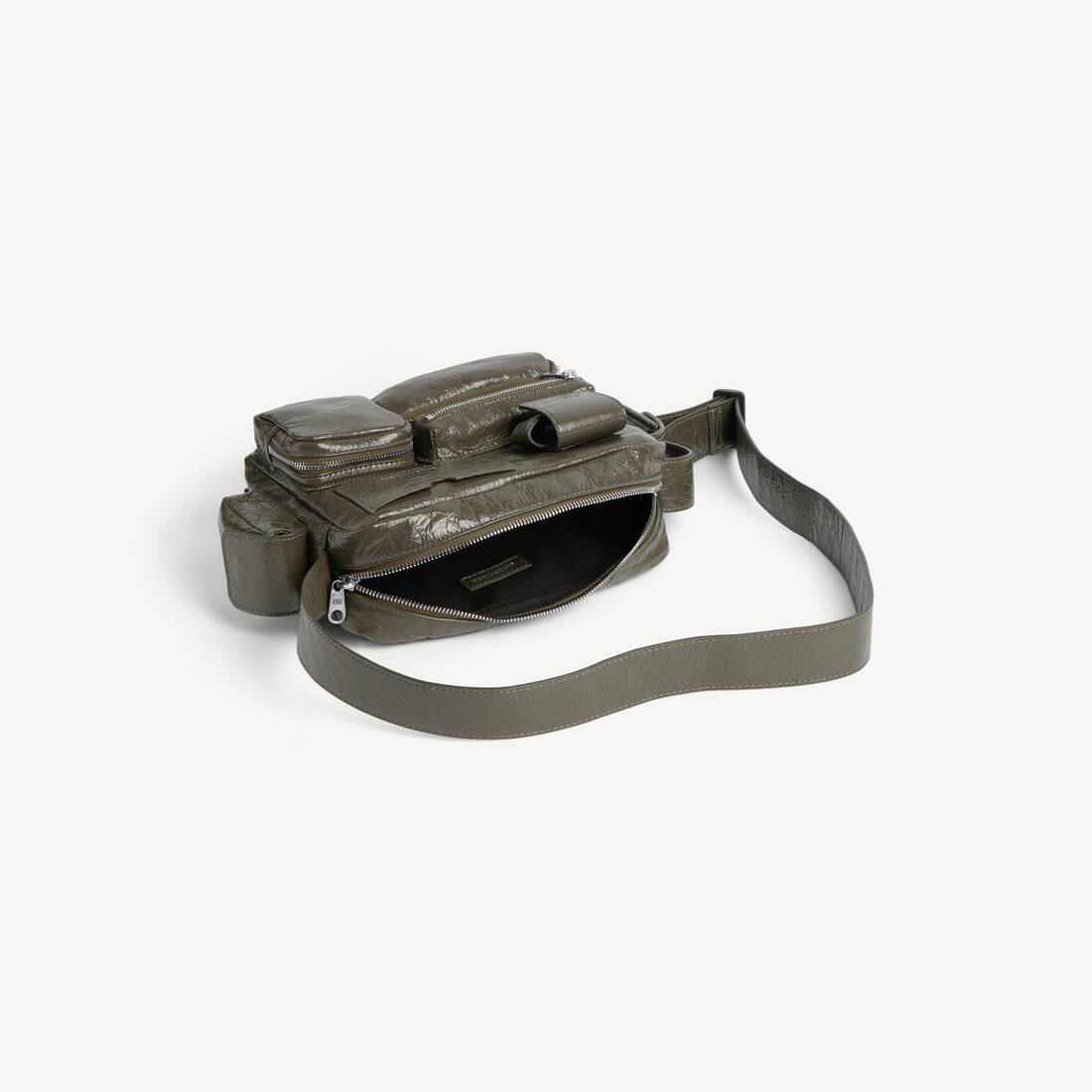 Men's Superbusy Camera Bag in Khaki | Balenciaga Denmark EN - Image 4