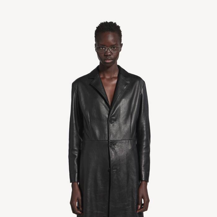 Cappotto Aderente da Donna in Nero - Donna | Balenciaga Italia IT - Image 3