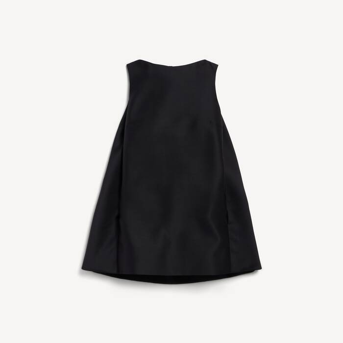 A-line Kleid f&uuml;r Damen in Schwarz - Damen | Balenciaga Deutschland DE - Image 2