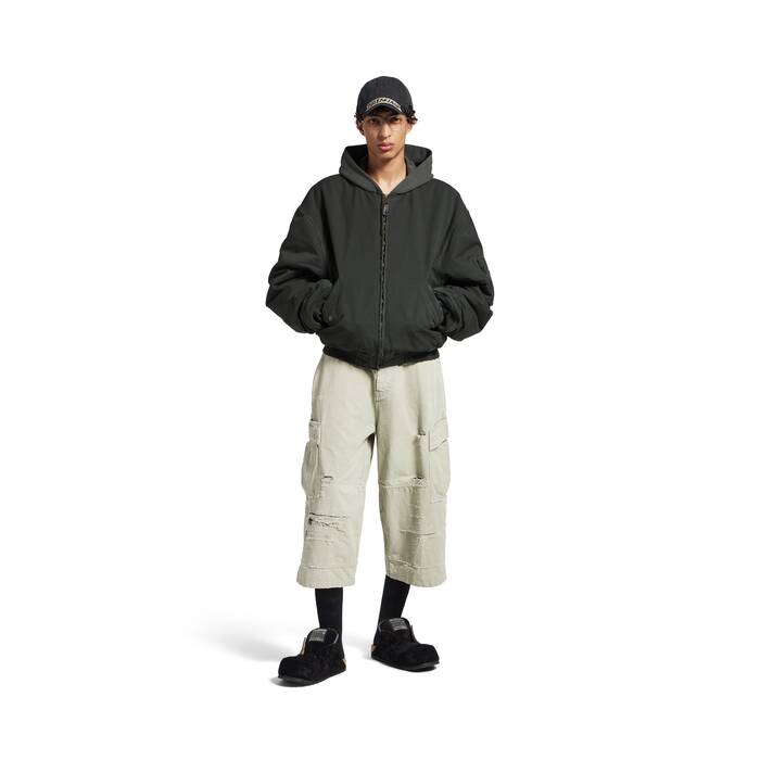 cropped cargo trousers