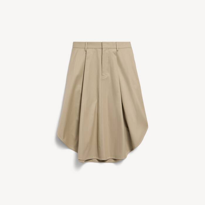 Women's Tulip Skirt in Light Beige - Women | Balenciaga United States EN - Image 2