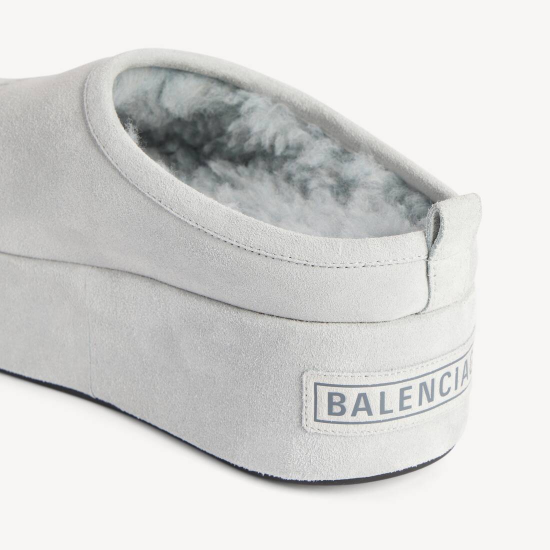 Women's Alaska Soft Platform Mule in Ciel | Balenciaga United Kingdom EN - Image 3