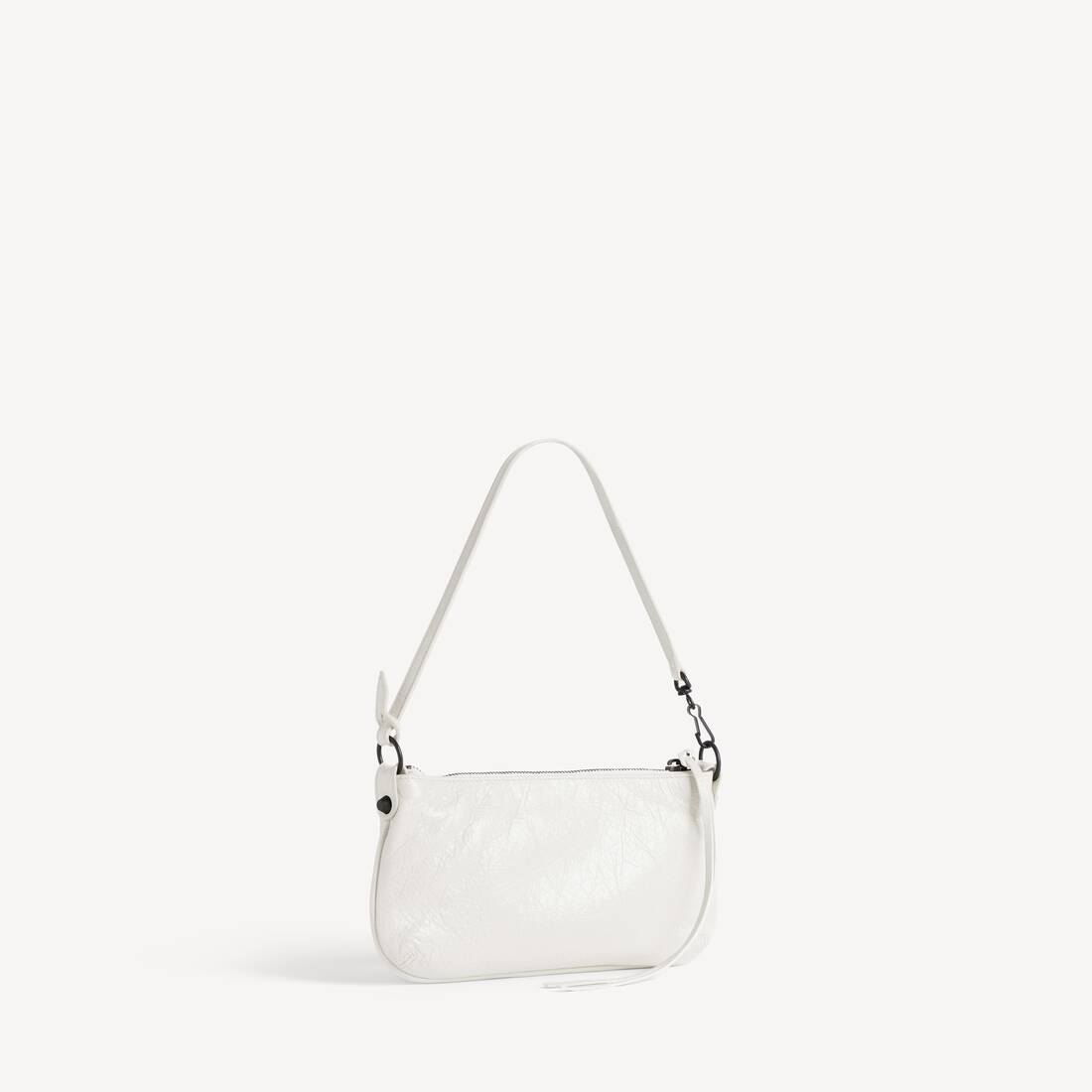 Women's Le City Pouch On Strap in Optic White | Balenciaga United Kingdom EN - Image 3