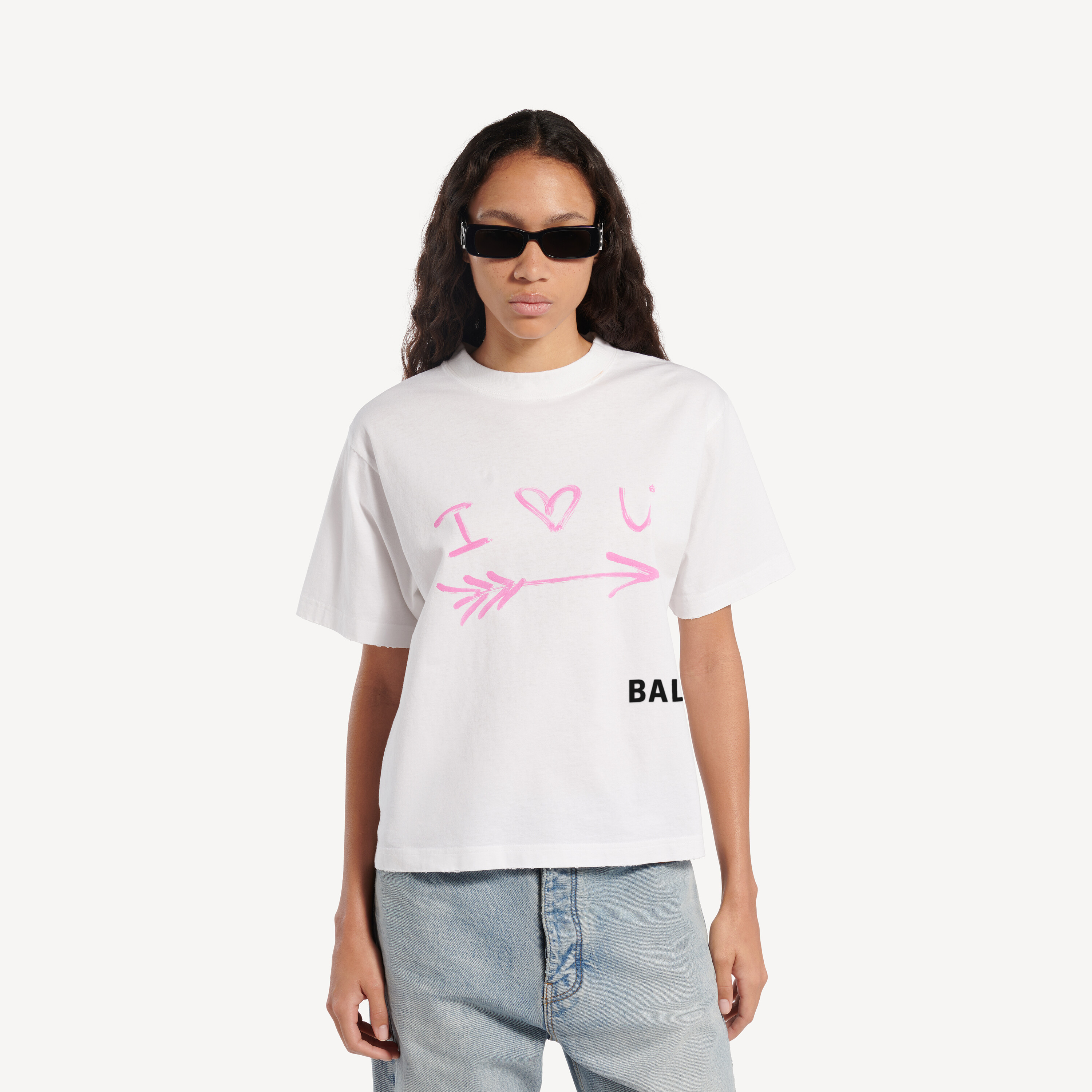 Balenciaga i<3 u medium fit t-shirt