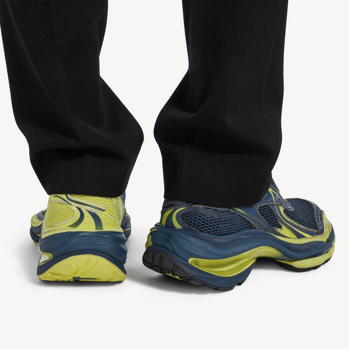 Men's D'orsay Sneaker in Neon Yellow/dark Grey/black - Men | Balenciaga United States EN - Image 3