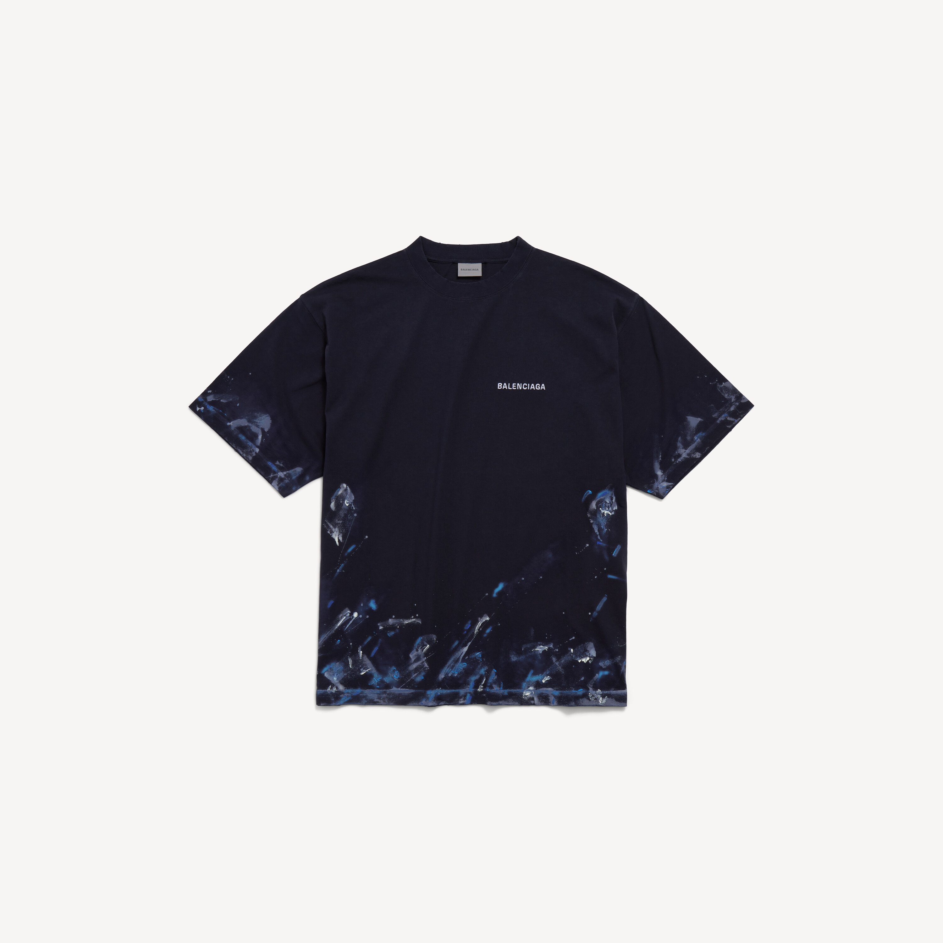 Paint splatter ミディアムフィット tシャツ