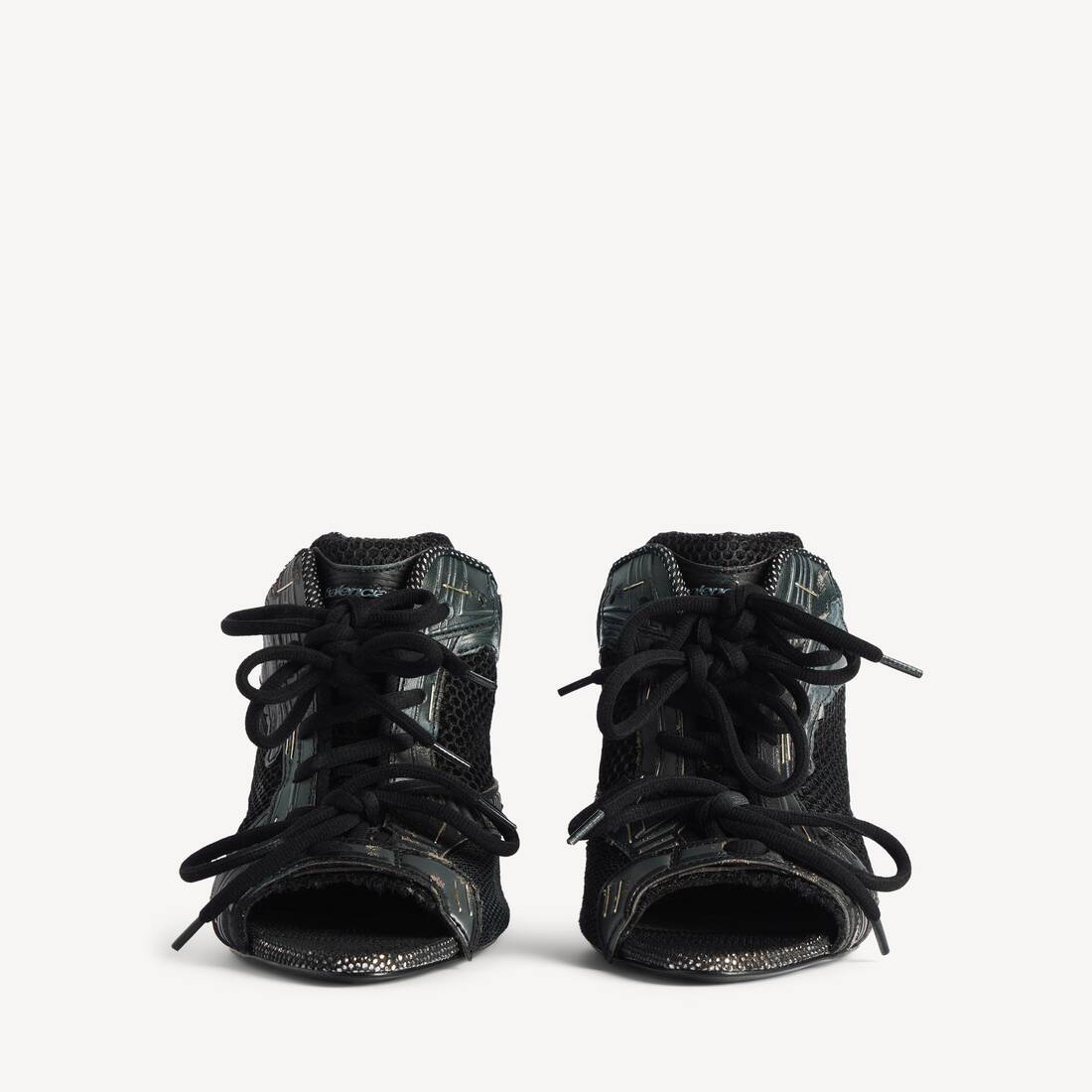 Sandale &Agrave; Talon Stapler pour Femme en Noir | Balenciaga France FR - Image 3