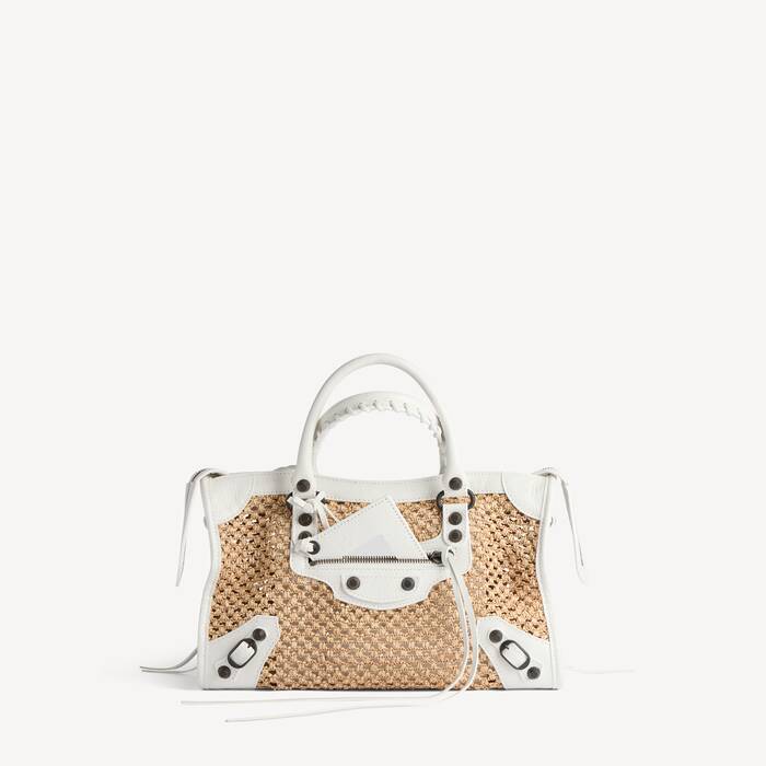 Bolso Le City Peque&ntilde;o para Mujer en Natural/blanco &Oacute;ptico - Mujer | Balenciaga Espa&ntilde;a ES - Image 1
