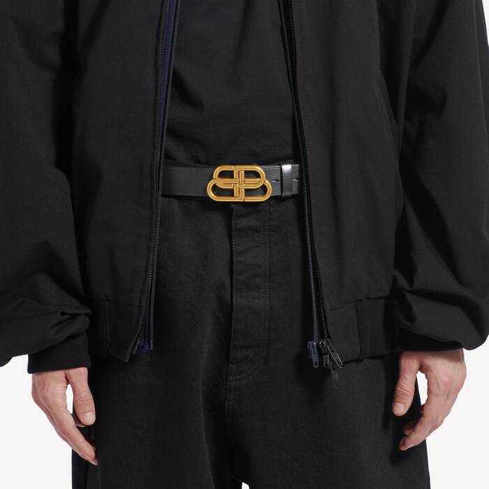 Cinto Bb Grande in Preto | Balenciaga Brasil PT - Image 2