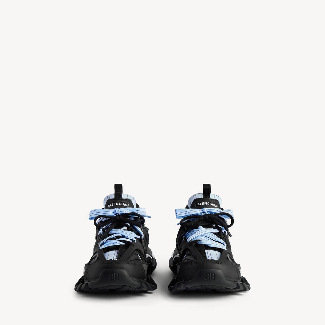 Men's Track Shirt Sneaker in Black | Balenciaga Qatar EN - Image 4