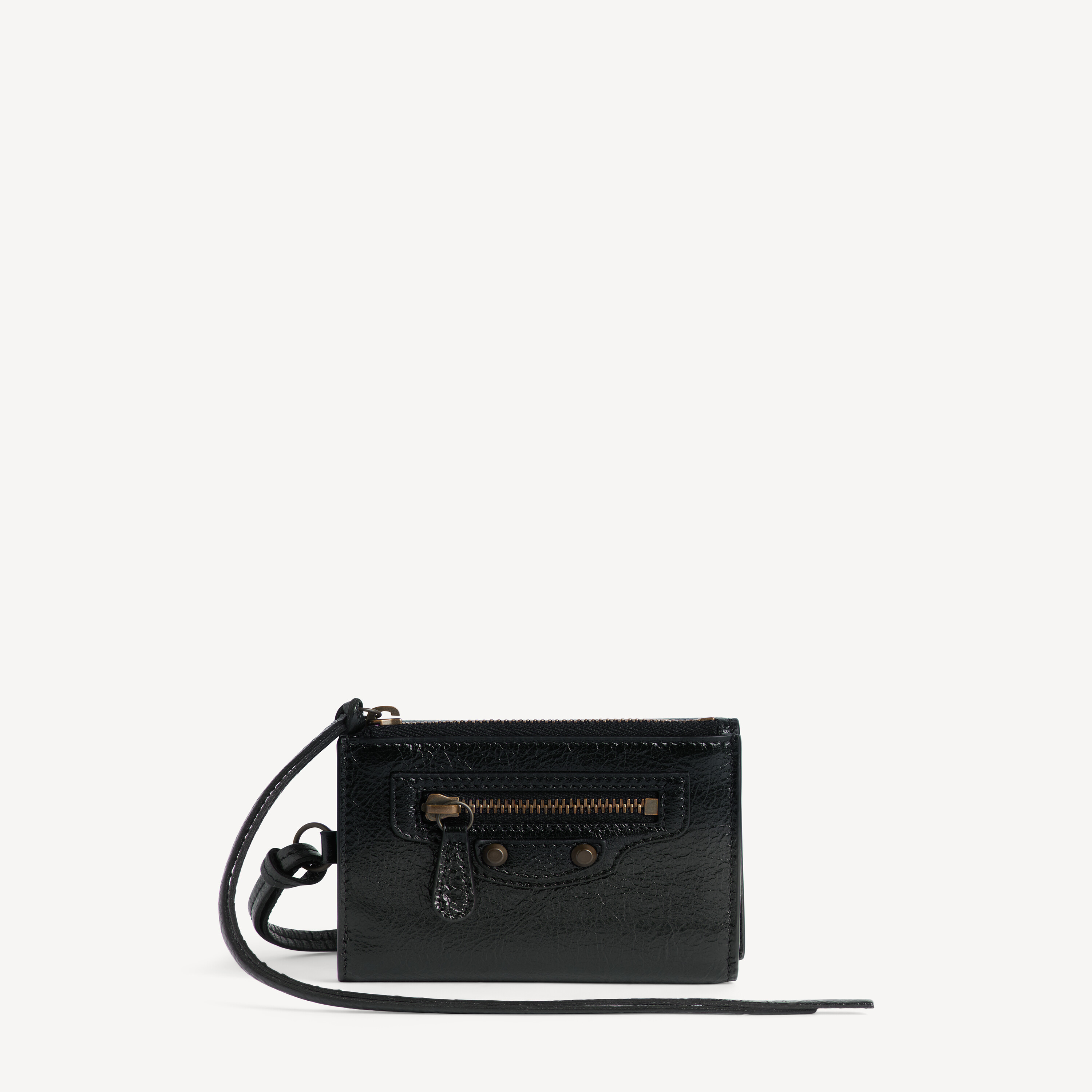 Balenciaga 르 시티 트라이폴드 월렛 온 스트랩