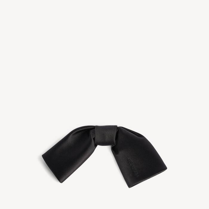 Women's Toque Hair Bow in Black - Women | Balenciaga United Kingdom EN - Image 1
