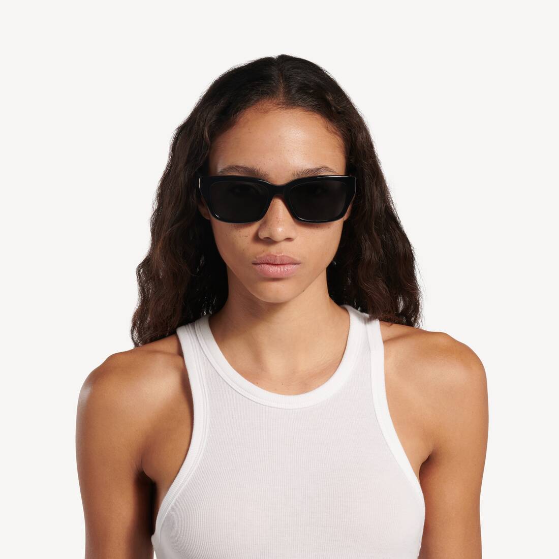 Women's Nano Square Af Sunglasses in Black | Balenciaga United States EN - Image 6