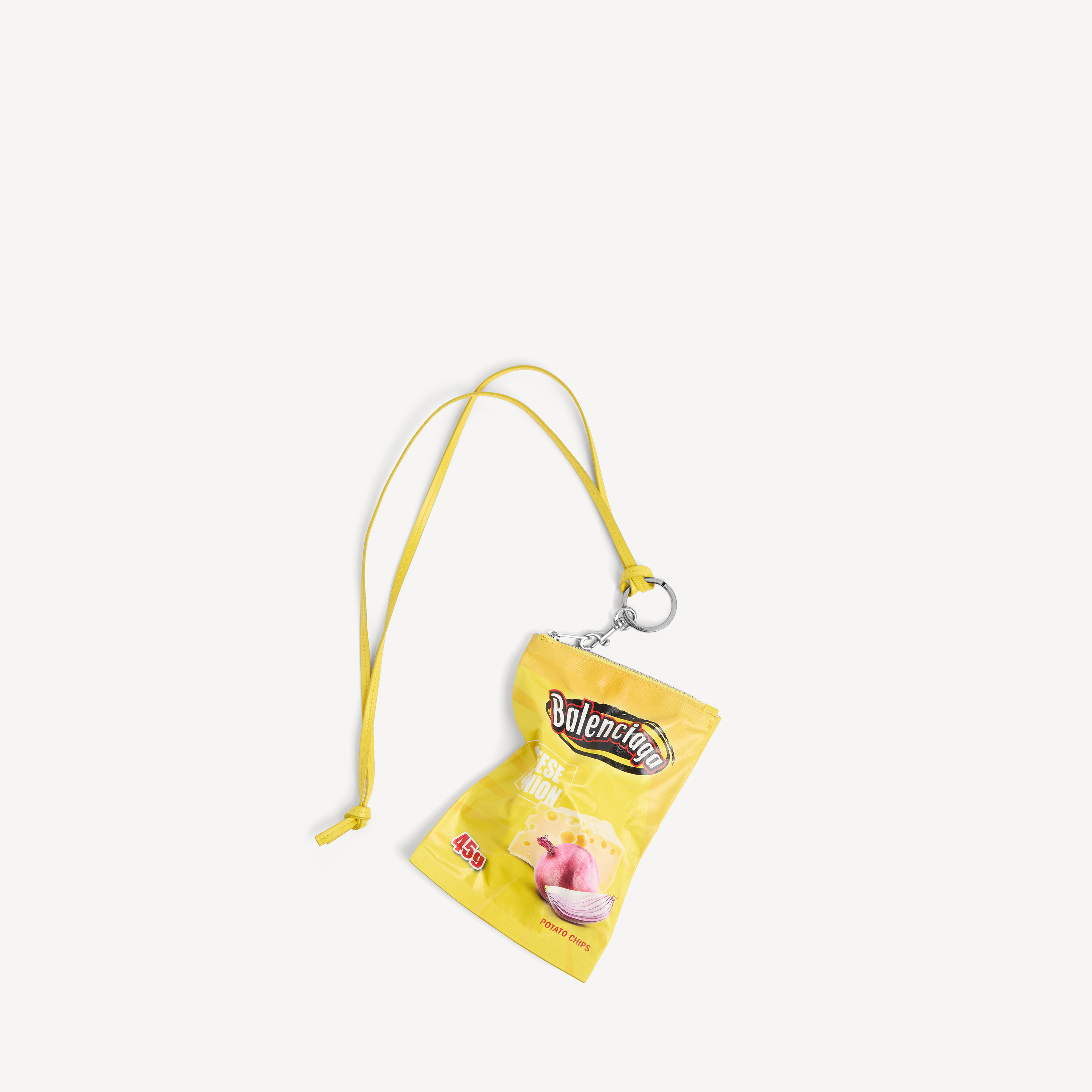 Balenciaga chips phone holder pouch