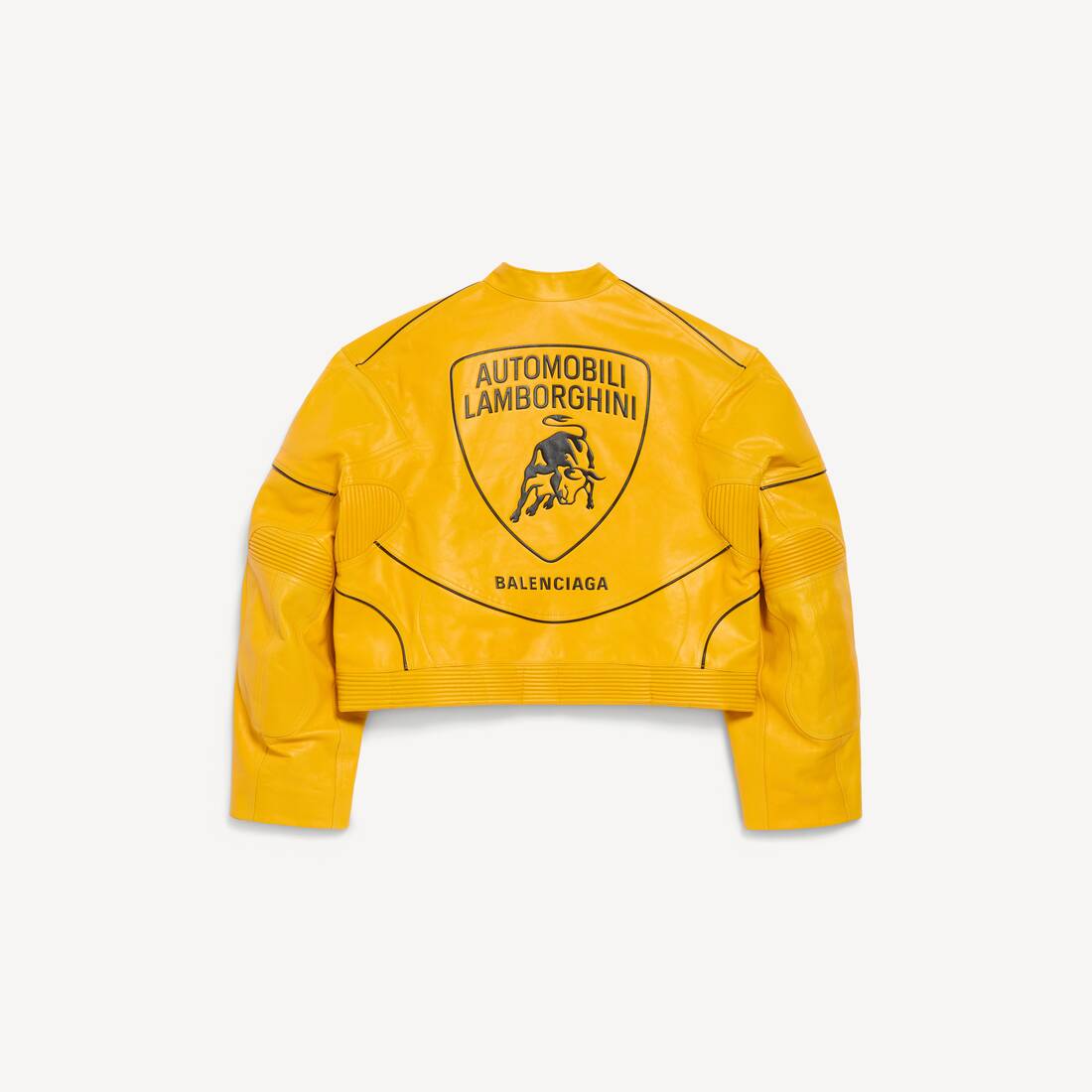 Balenciaga | Automobili Lamborghini Bikerjacke f&uuml;r Herren in Gelb | Balenciaga Deutschland DE - Image 2