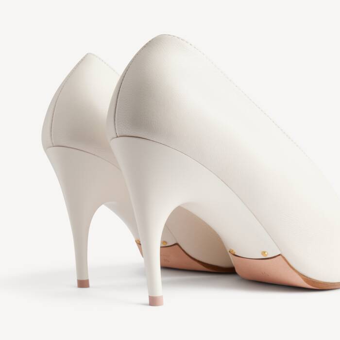 Women's Duchesse Pump in White Snow - Women | Balenciaga United Kingdom EN - Image 2