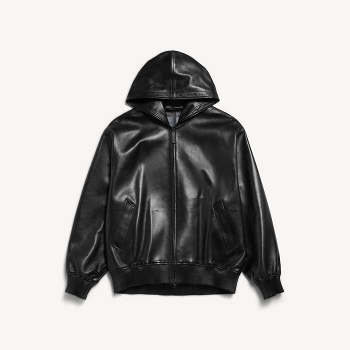 short hooded coat