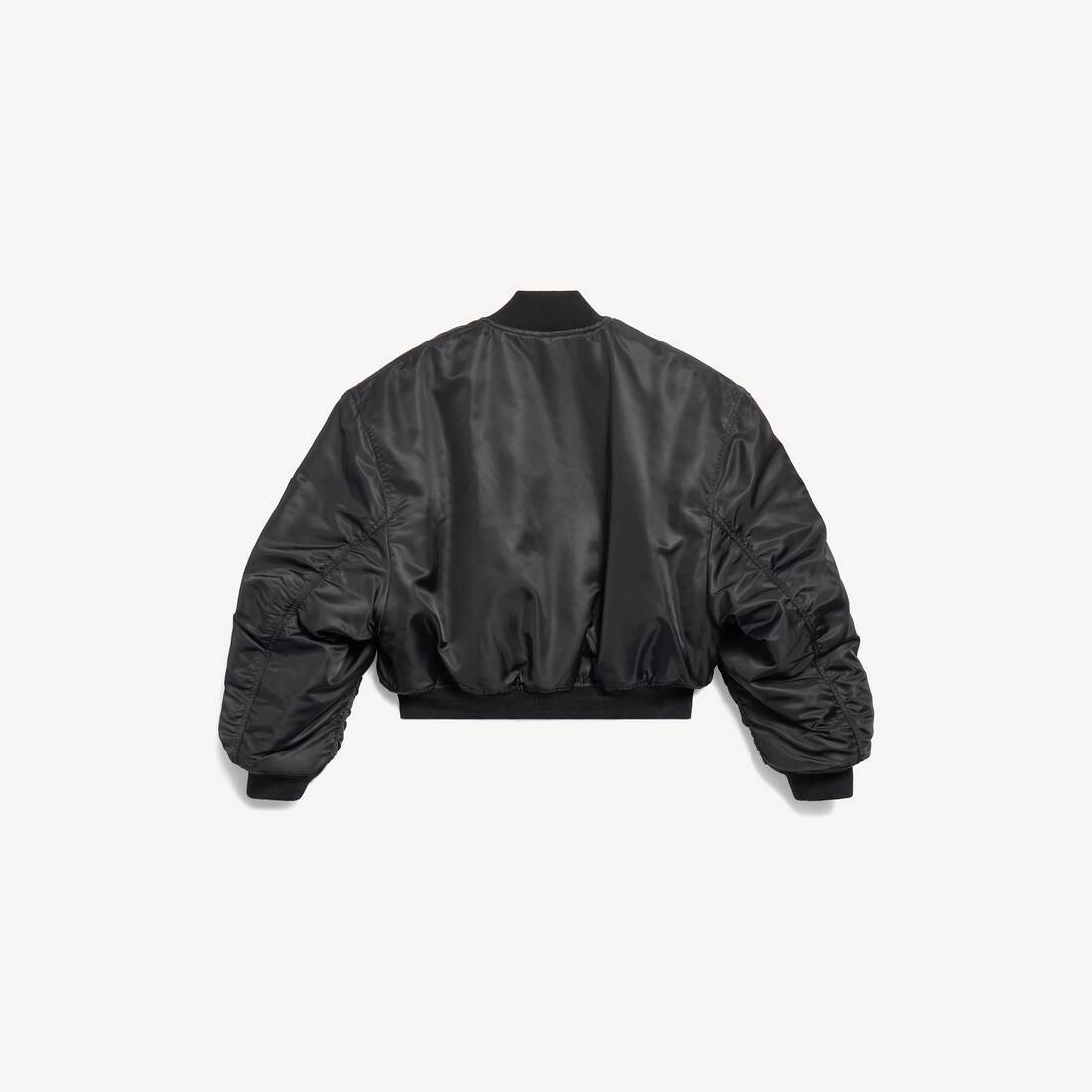 Women's Standard Bomber Jacket in Black | Balenciaga New Zealand EN - Image 2