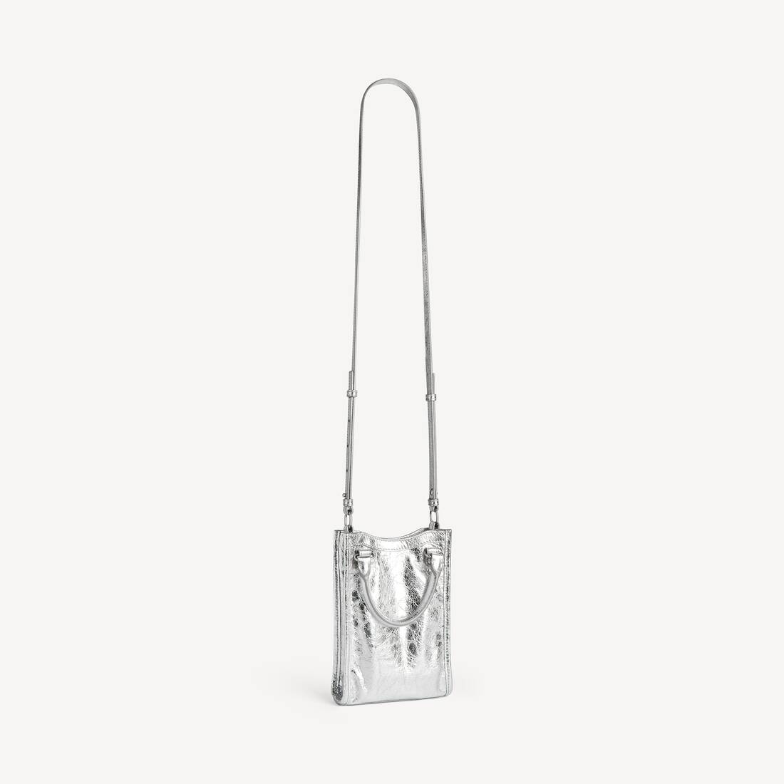 Tote Porta Telefono Le City da Donna in Argento | Balenciaga Italia IT - Image 3