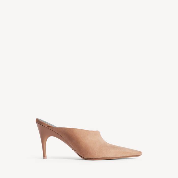 Women's Duchesse Mule in Camel - Women | Balenciaga Japan EN - Image 1