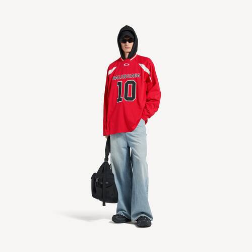 balenciaga | nba collaboration oversized long sleeve t-shirt