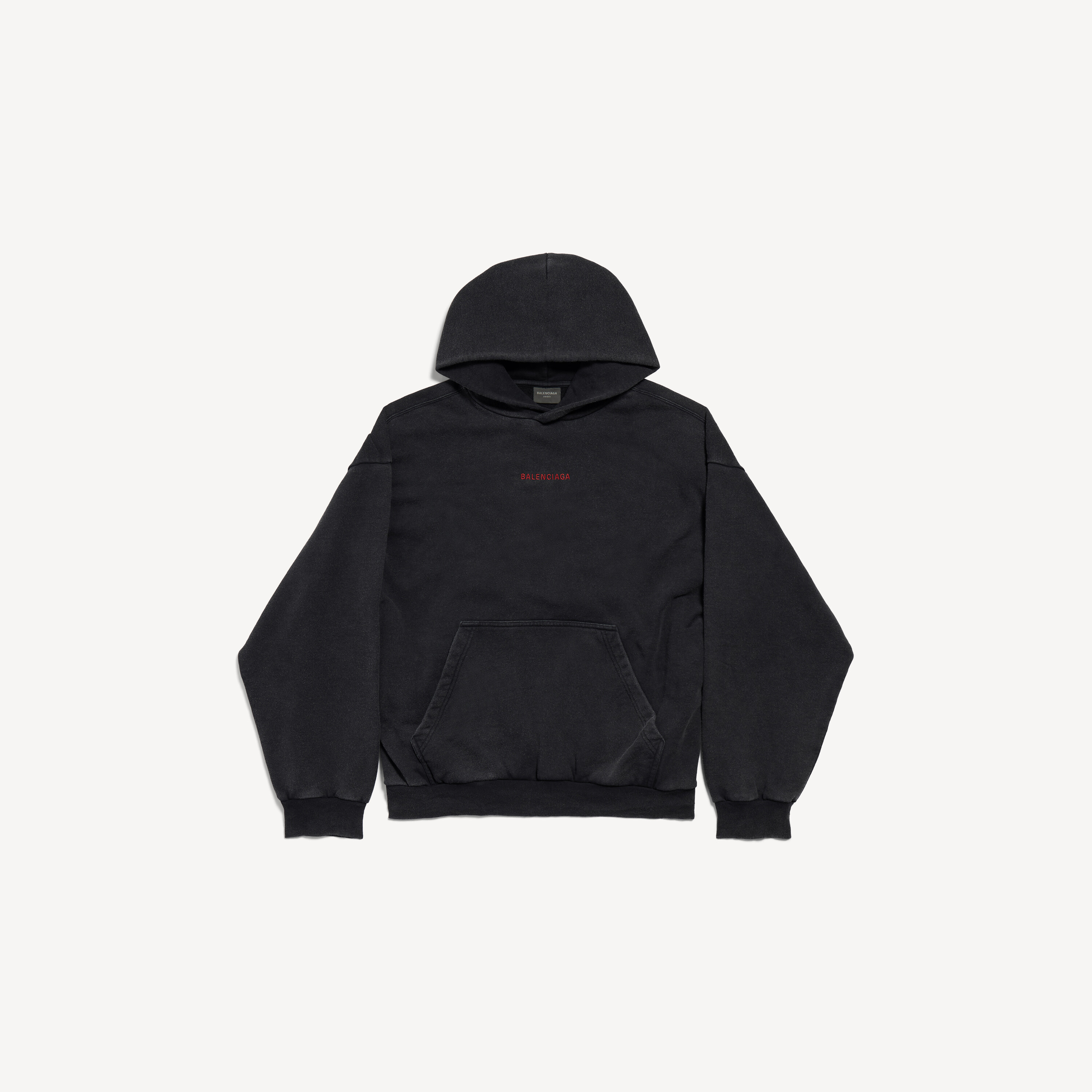 New balenciaga back medium fit hoodie