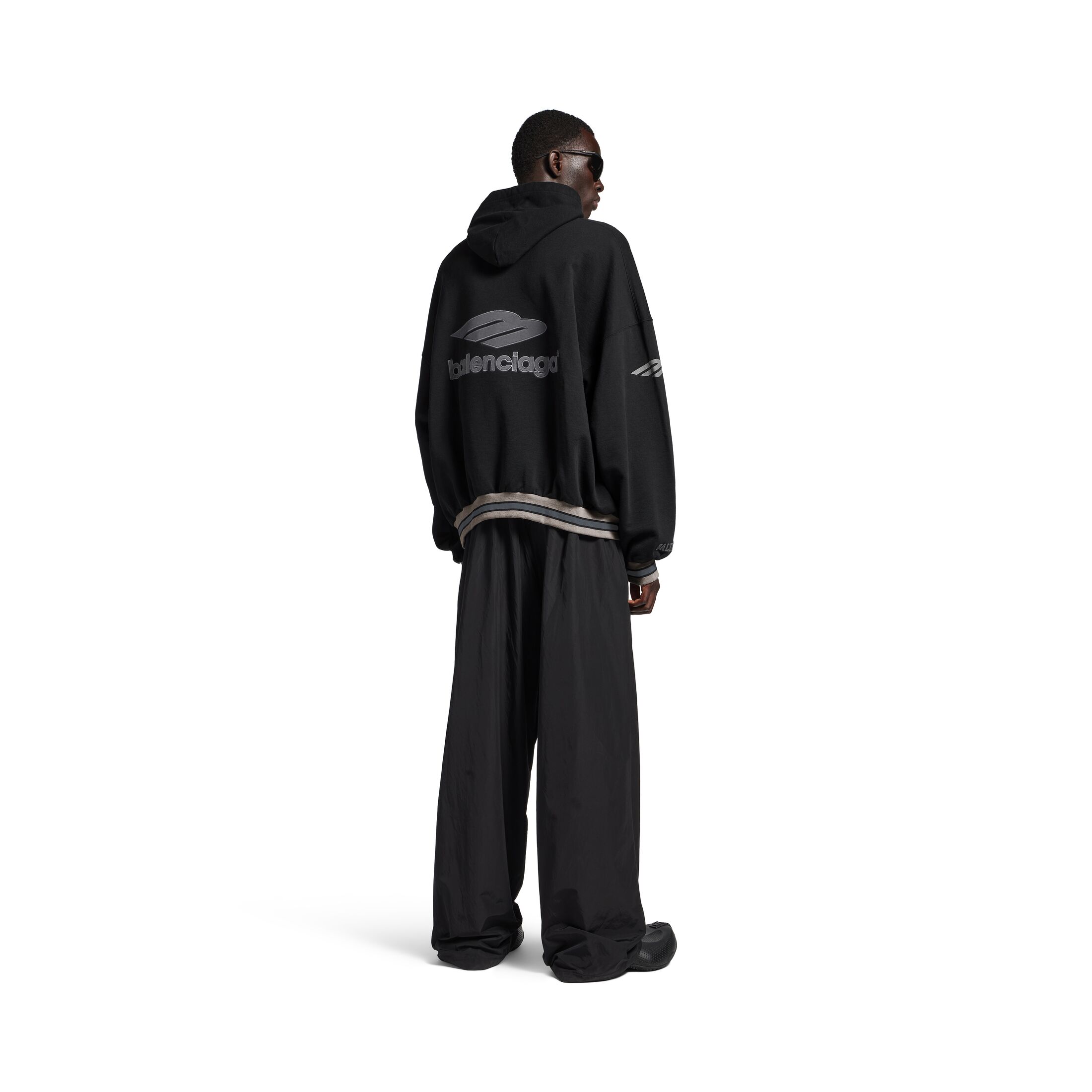 3b football polo hoodie