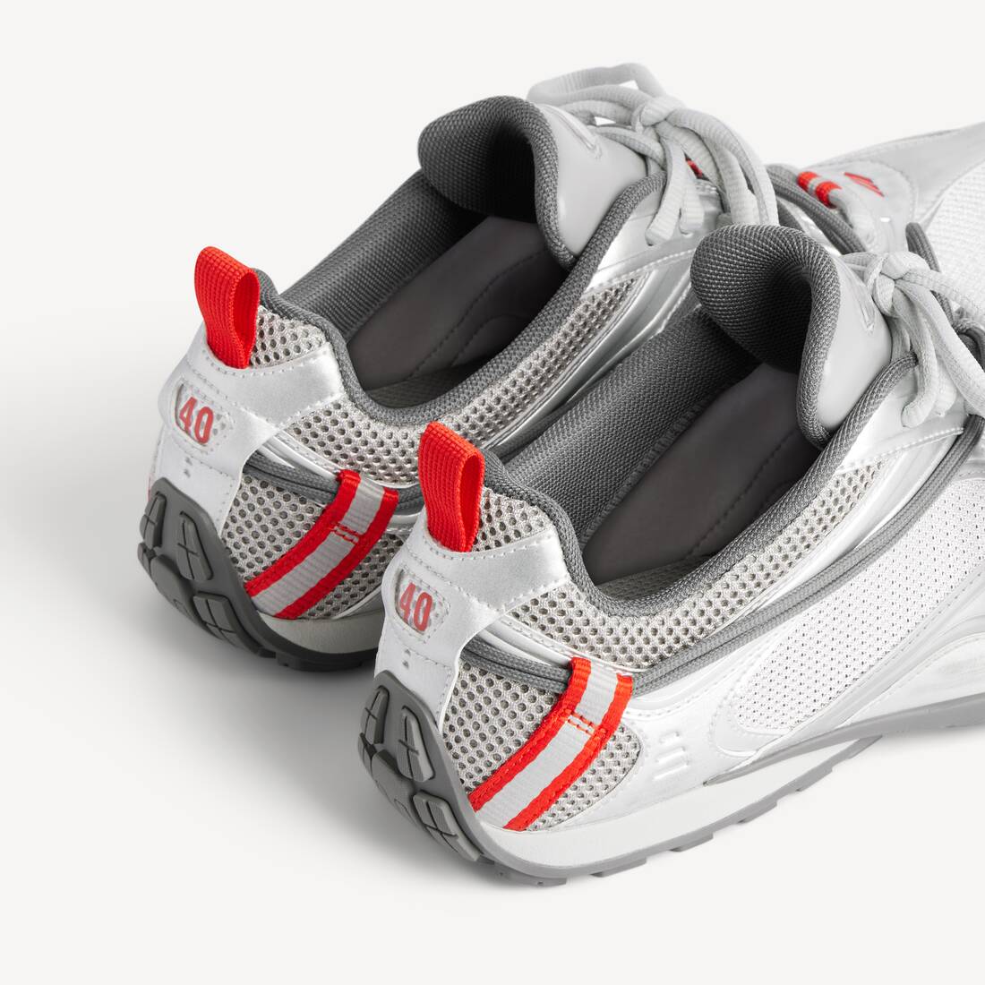 Men's Radar Gradient Lines Sneaker in Grey/light Grey/red | Balenciaga Republic Of Korea EN - Image 3