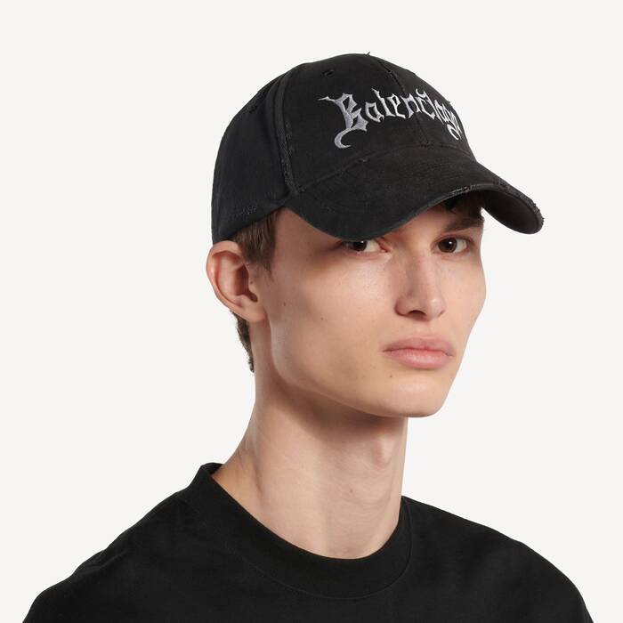 Casquette Sketchy pour Homme en Noir - Homme | Balenciaga Belgique FR - Image 3