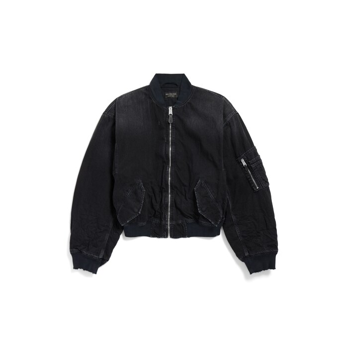 standard denim bomber