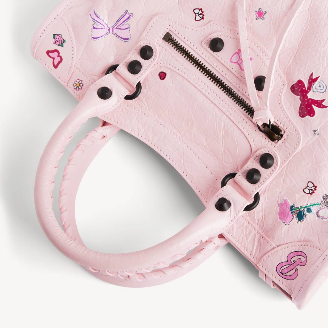 Women's Le City Bag Small in Petal Pink/multicolor | Balenciaga Saudi Arabia EN - Image 6