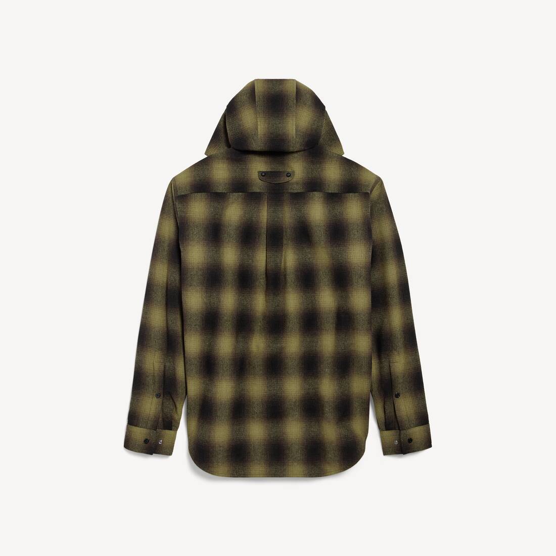 ブラック/カーキ の メンズ 中綿入りフード付きシャツ  | Balenciaga 日本 JA - Image 2