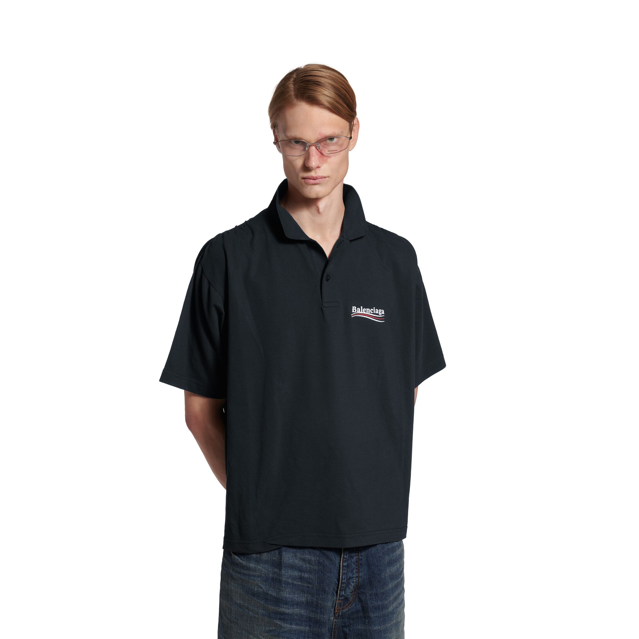 political campaign short sleeve regular polo